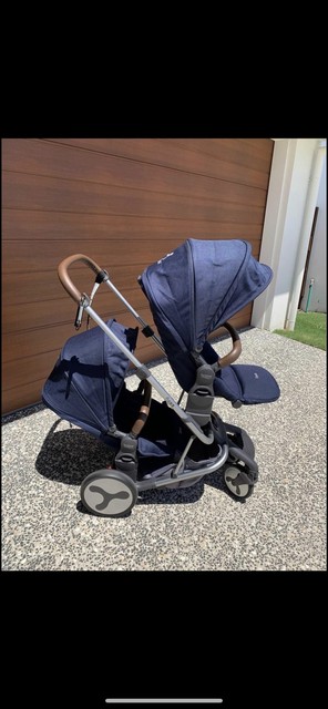 britax flexx pram & tandem seat bundle